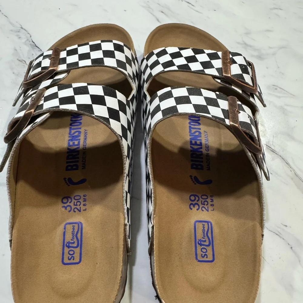 Checkered Birkenstocks - Picture 2 of 6